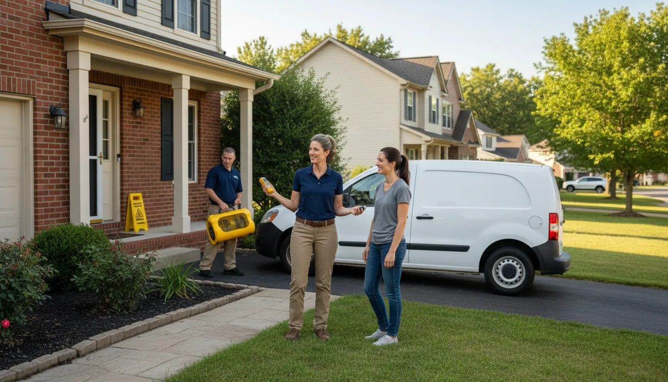 Water restoration image for Dehumidification And Cleanup Services in Henrico, VA